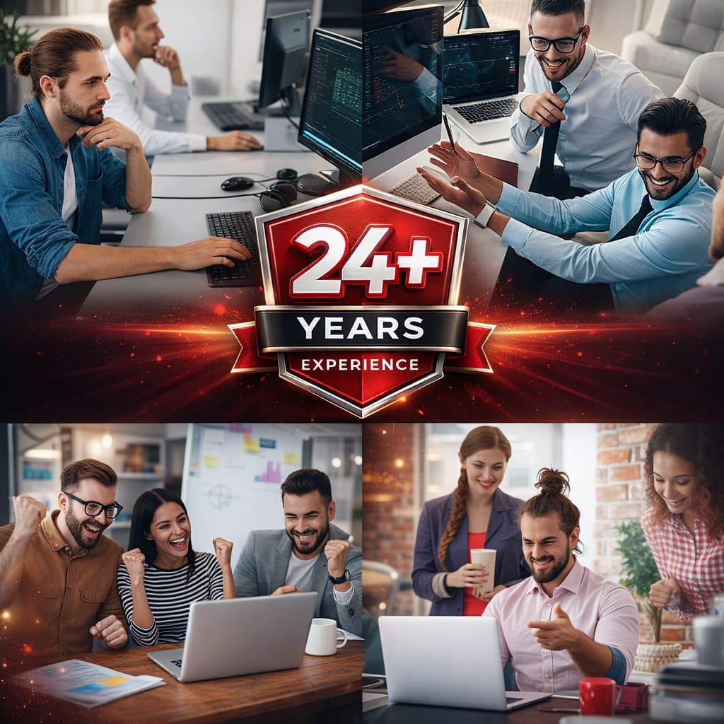 24+ years of expertise in tech